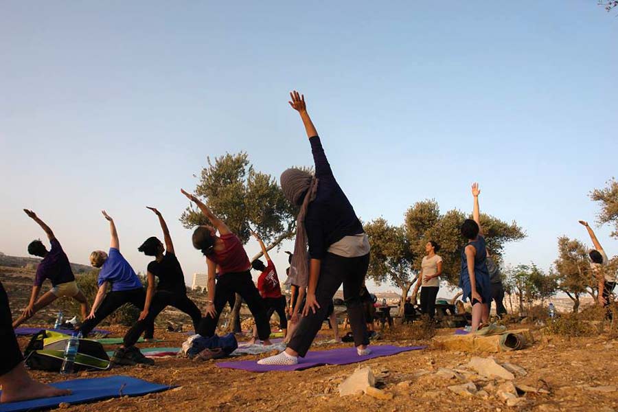 Yoga in Palestine