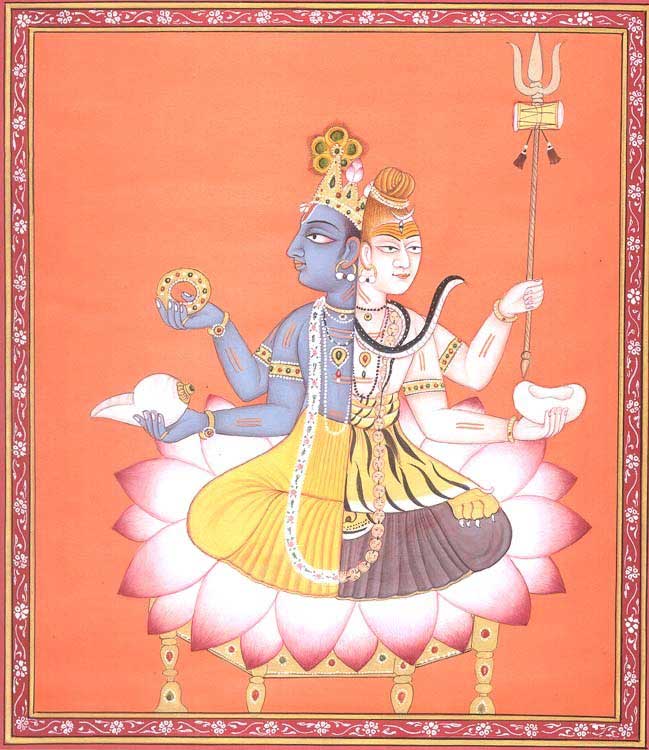 Harihara: Vishnu and Shiva as one