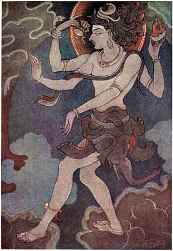 The dance of Shiva by Khitindranath Mazumdar. Coomaraswamy collection.
