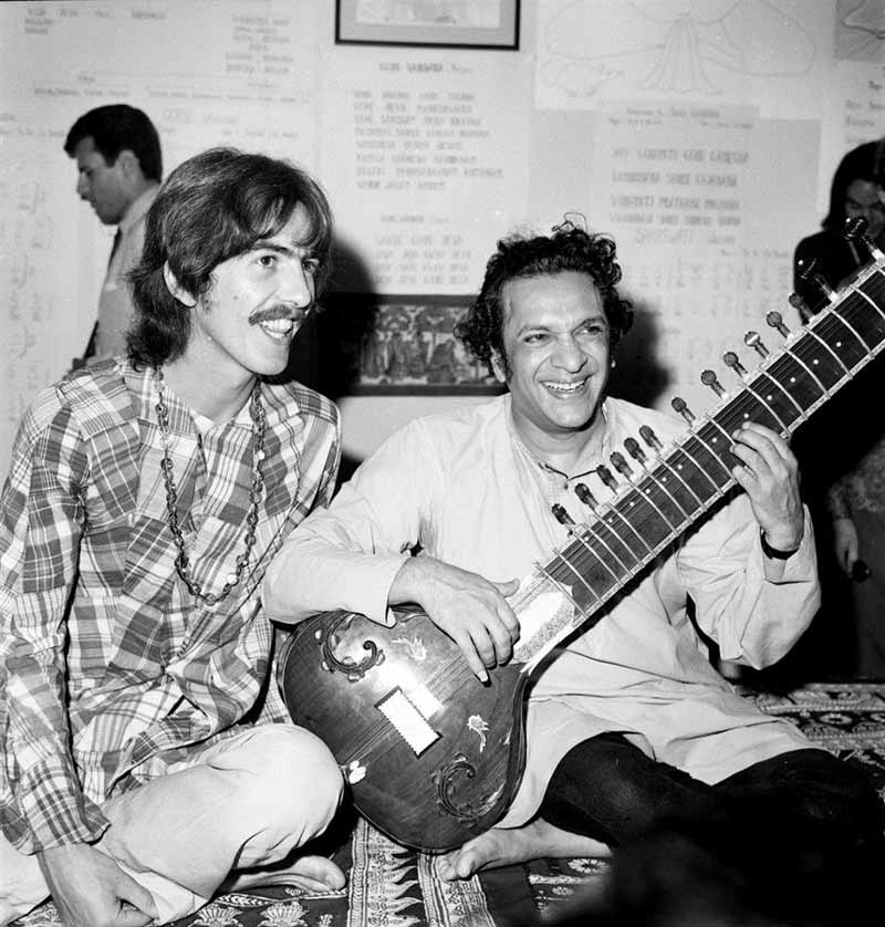 George Harrison and Ravi Shankar